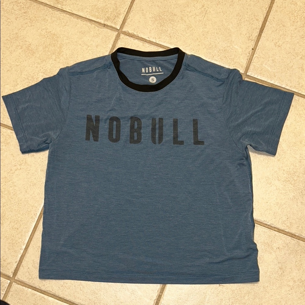 NOBULL Blue Logo Crewneck Women's Top
